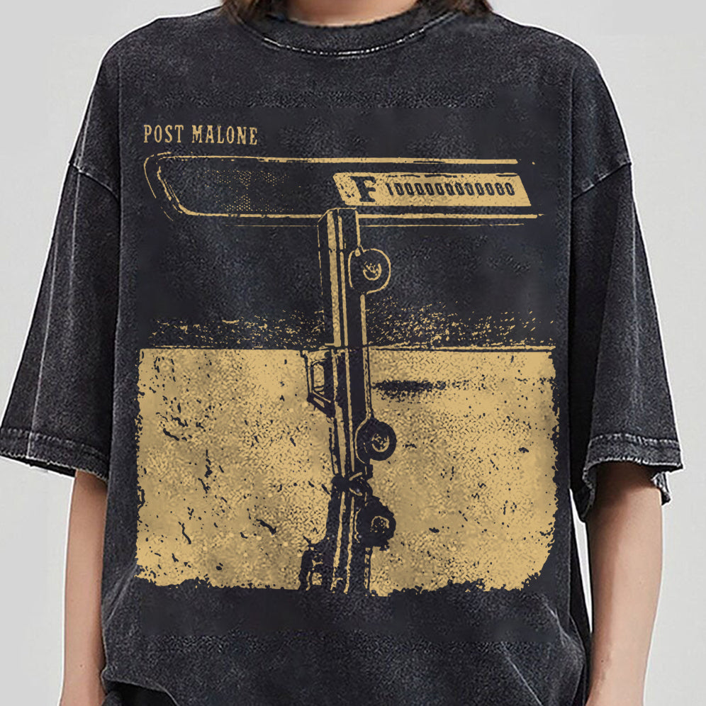 Retro Post Malone F1-Trillion Album Shirt, Post Malone Shirt, Country Shirt, Western Tee, Concert Shirt, Festival Shirt, Posty Tee