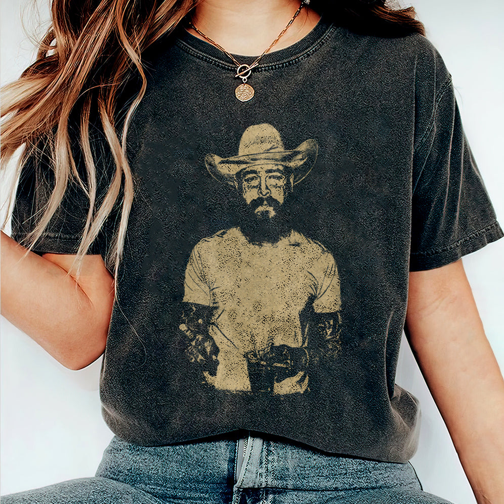 Retro Post Malone Shirt, Cowboy Post Shirt, Country Shirt, Western Graphic Tee, Concert Shirt, Festival Shirt, Had Some Help Shirt
