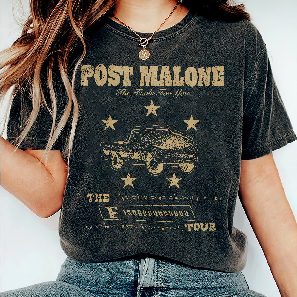 Retro Post Malone Shirt, Cowboy Post Shirt, Country Shirt, Western Graphic Tee V3, Concert Shirt, Festival Shirt, Had Some Help Shirt