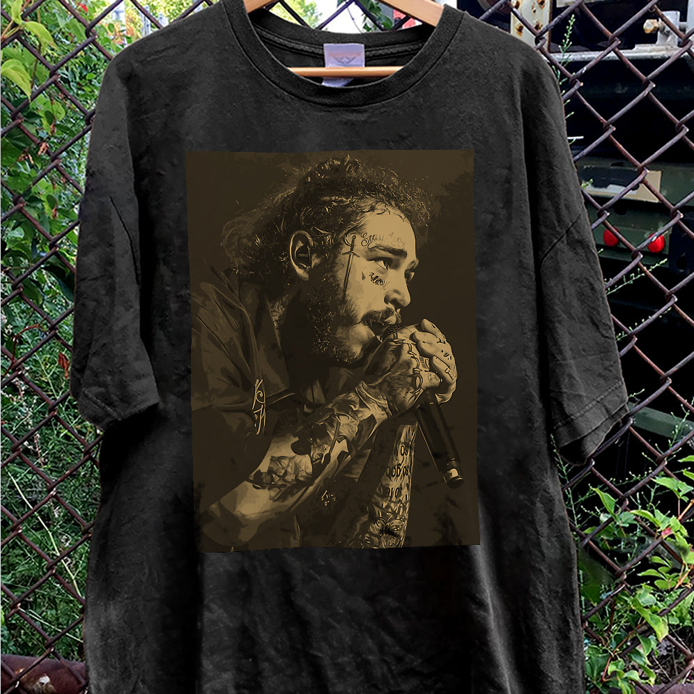 Retro Post Malone Shirt, Cowboy Post Shirt, Country Shirt, Western Graphic Tee V4, Concert Shirt, Festival Shirt, Had Some Help Shirt