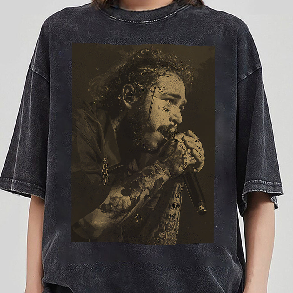 Retro Post Malone Shirt, Cowboy Post Shirt, Country Shirt, Western Graphic Tee V4, Concert Shirt, Festival Shirt, Had Some Help Shirt