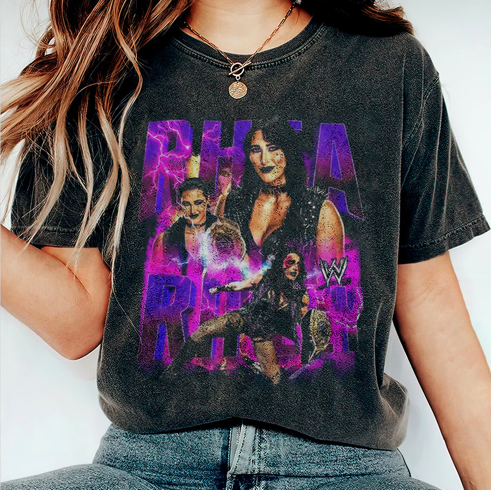 Rhea Ripley Vintage Shirt, Vintage Wrestling Shirt, Rhea Ripley Fan Tees, Wrestling Retro 90s, Rhea Ripley Gift MS24