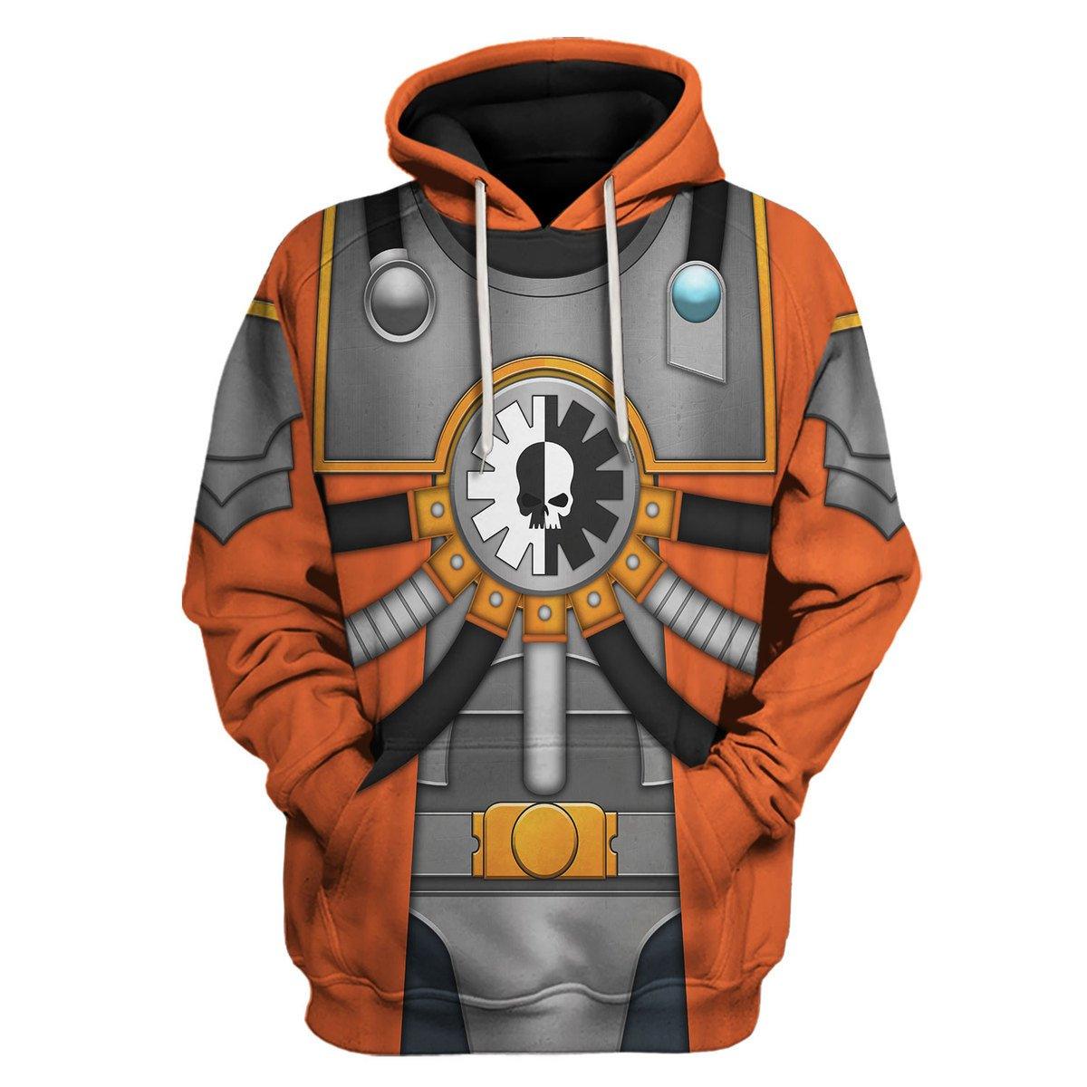 Ryza Warhammer Costume Hoodie Jogger,Ryza Marines Cosplay 3D Hoodie Pants, Warhammer 3D Tracksuit 