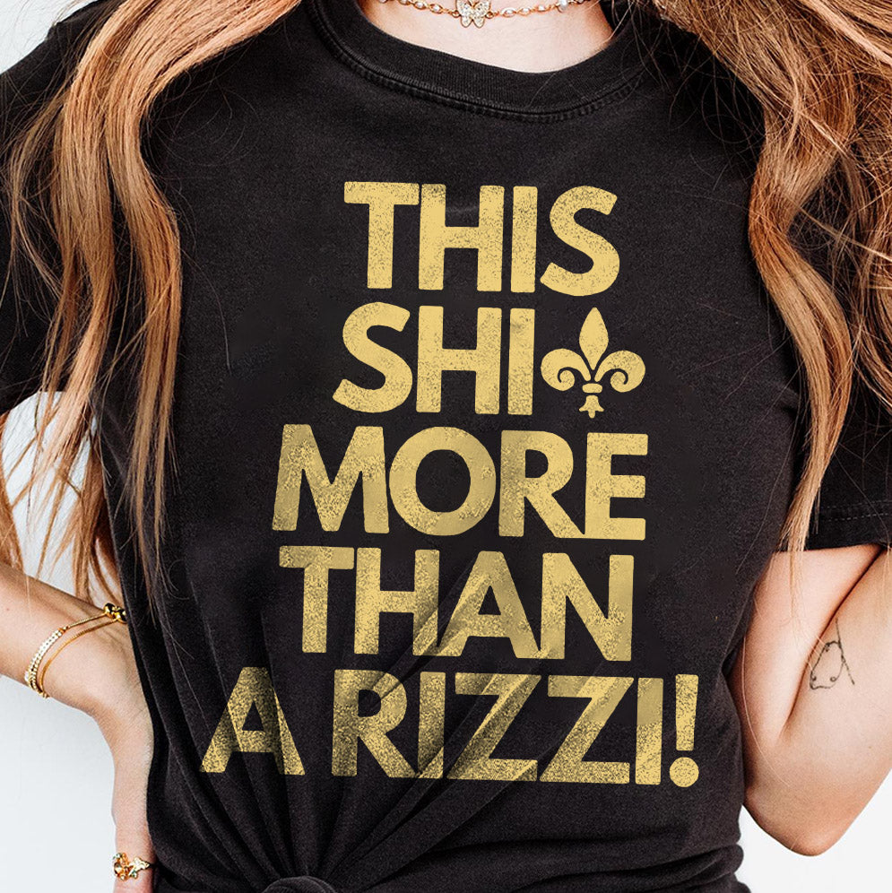 Saints This Shit More Than A Rizzi Darren Rizzi Saints Merry Rizzmas shirt, Sweatshirt, Hoodie And Tank Top
