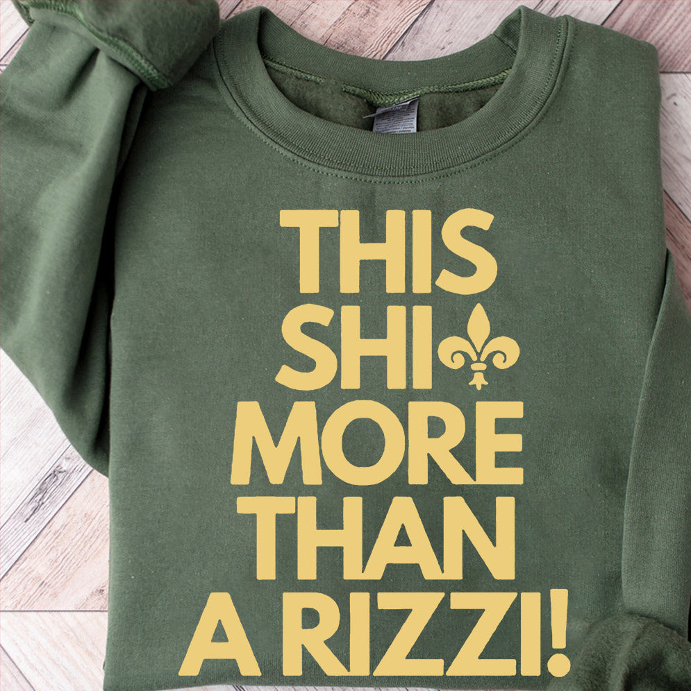 Saints This Shit More Than A Rizzi Darren Rizzi Saints Merry Rizzmas shirt, Sweatshirt, Hoodie And Tank Top