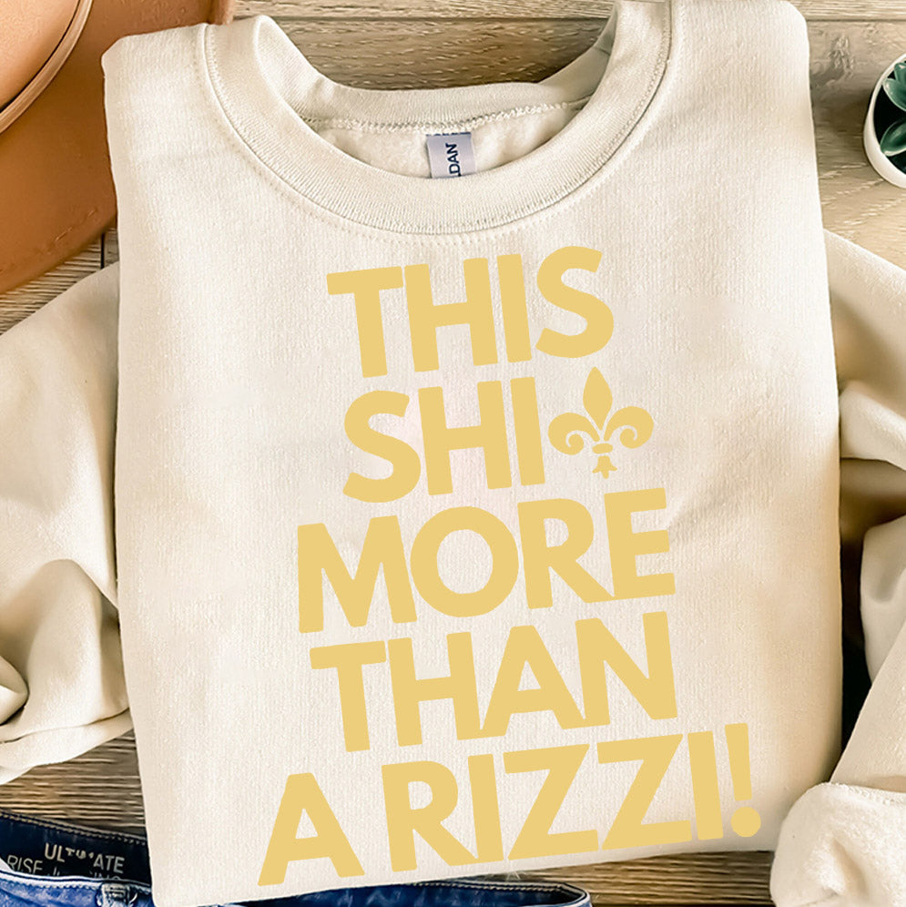 Saints This Shit More Than A Rizzi Darren Rizzi Saints Merry Rizzmas shirt, Sweatshirt, Hoodie And Tank Top