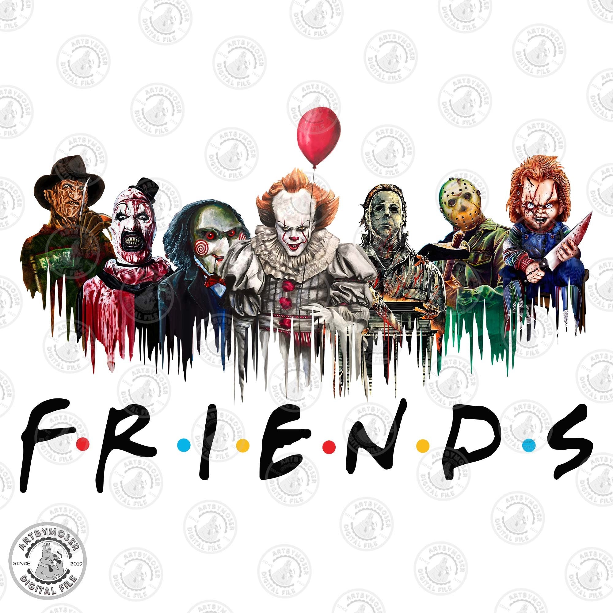 Scary Halloween Movie Tshirt, Horror Friends Tshirt, Movie Killers Tshirt, Horror Movie Tshirt, Series Killer Halloween Tshirt HW2607 12