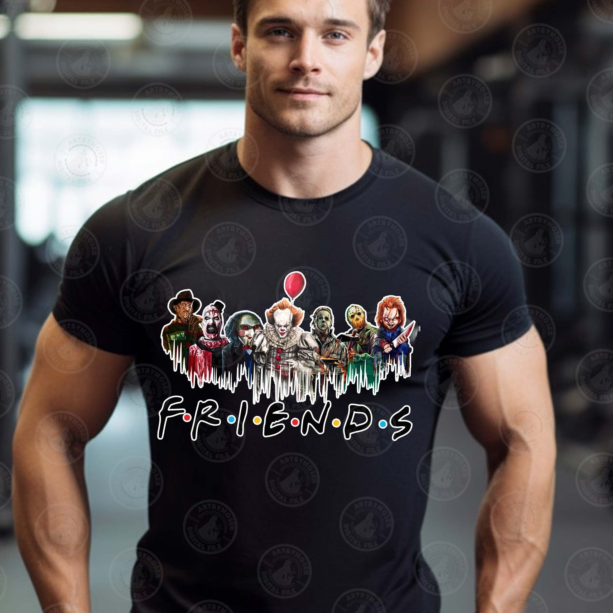 Scary Halloween Movie Tshirt, Horror Friends Tshirt, Movie Killers Tshirt, Horror Movie Tshirt, Series Killer Halloween Tshirt HW2607 12