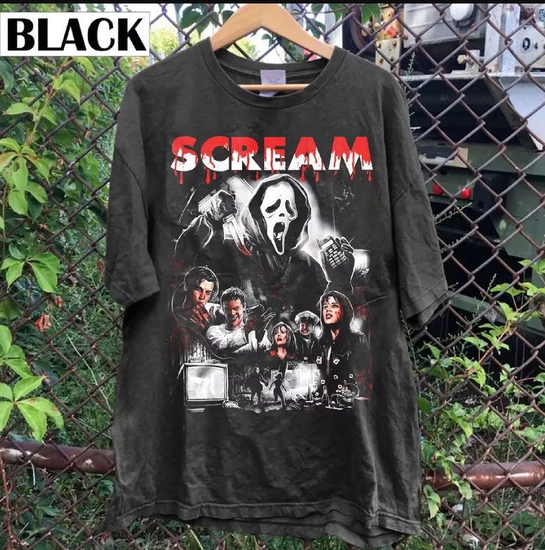 Scream Vintage Graphic T shirt, Scream Movie T-shirt, Horror Movie, Scream Shirt, Gift Tee for Men Women Unisex T-Shirt  TD2907 11