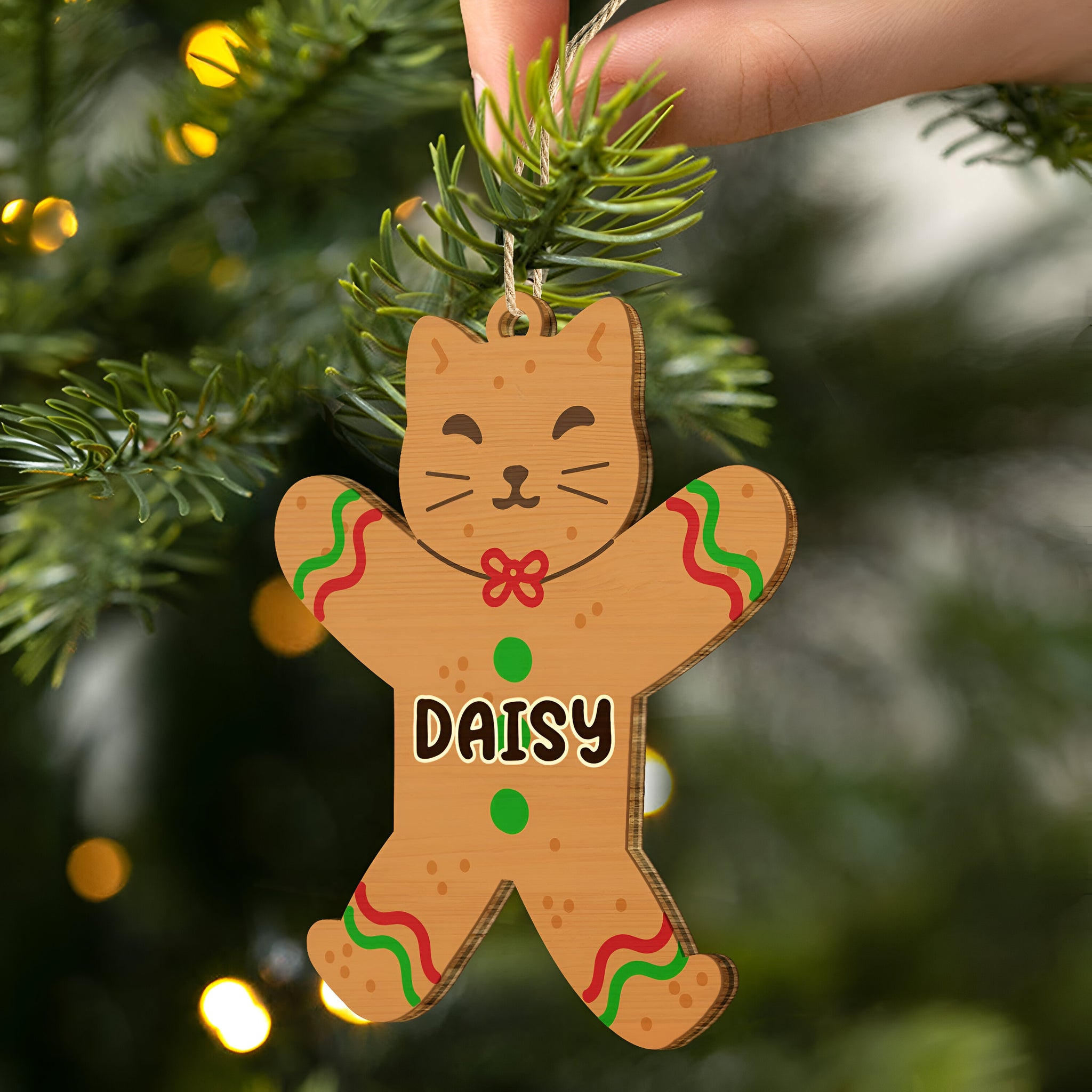 Set Family Cookies Perfect Batch Color - Christmas Gift For Parents, Grandparents, Pet Lovers - Personalized Wooden Cutout Ornament ORN0310