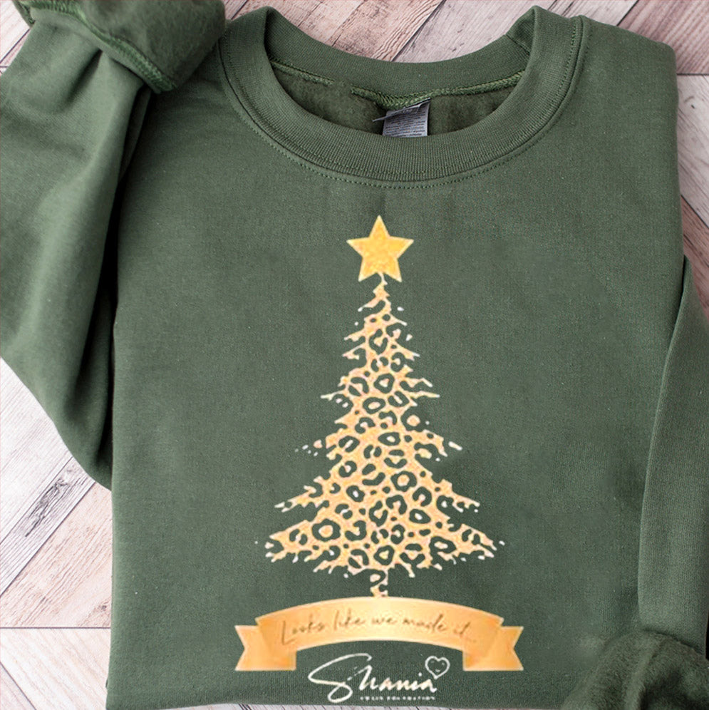 Shania twain foundation leopard Christmas tree shirt, Sweatshirt, Hoodie And TankTop