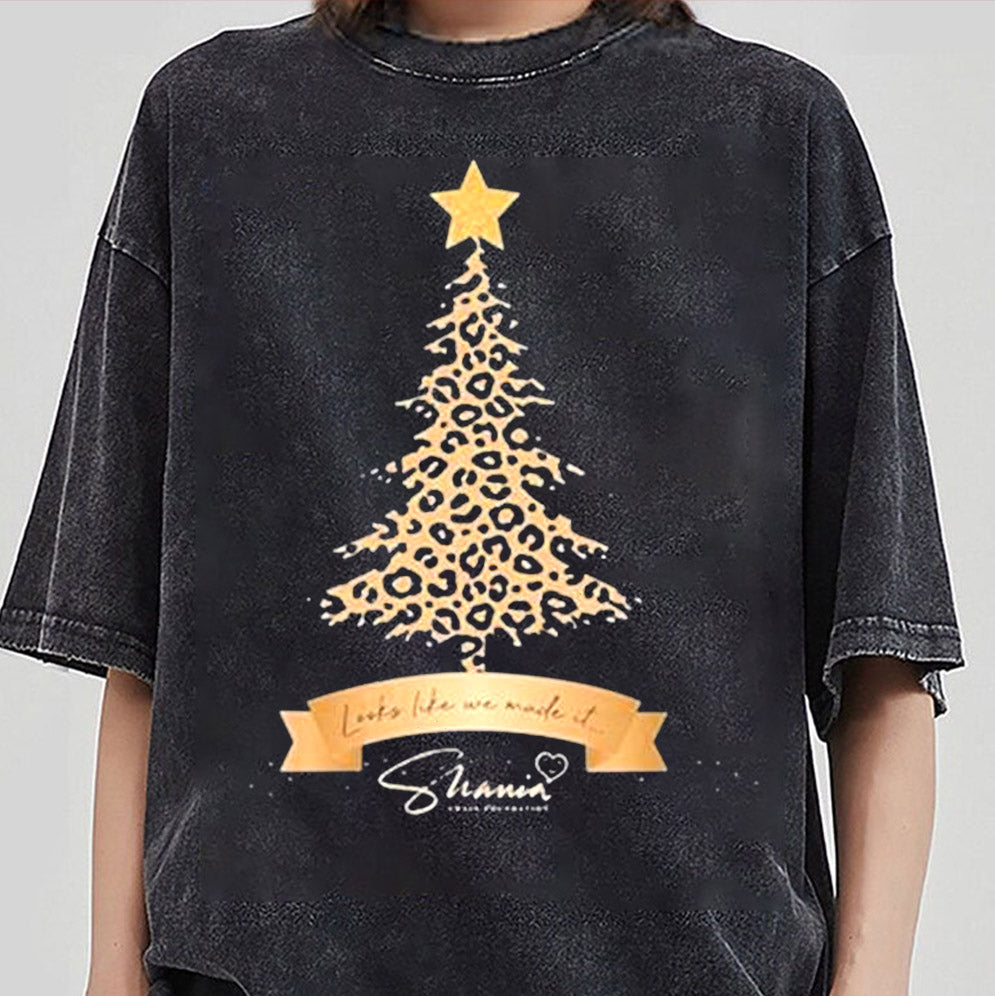Shania twain foundation leopard Christmas tree shirt, Sweatshirt, Hoodie And TankTop