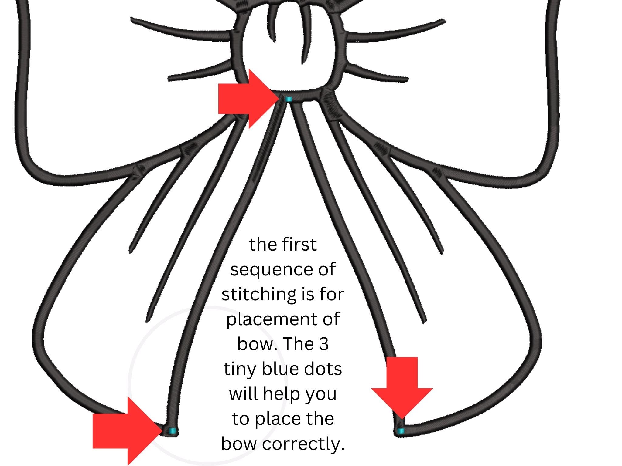 Side Bow Appliqu? Sweatshirt Embroidery Design, Coquette Bow, Satin stitch applique embroidery design file, 8 sizes, Sweatshirt Bow Design ESIBOW