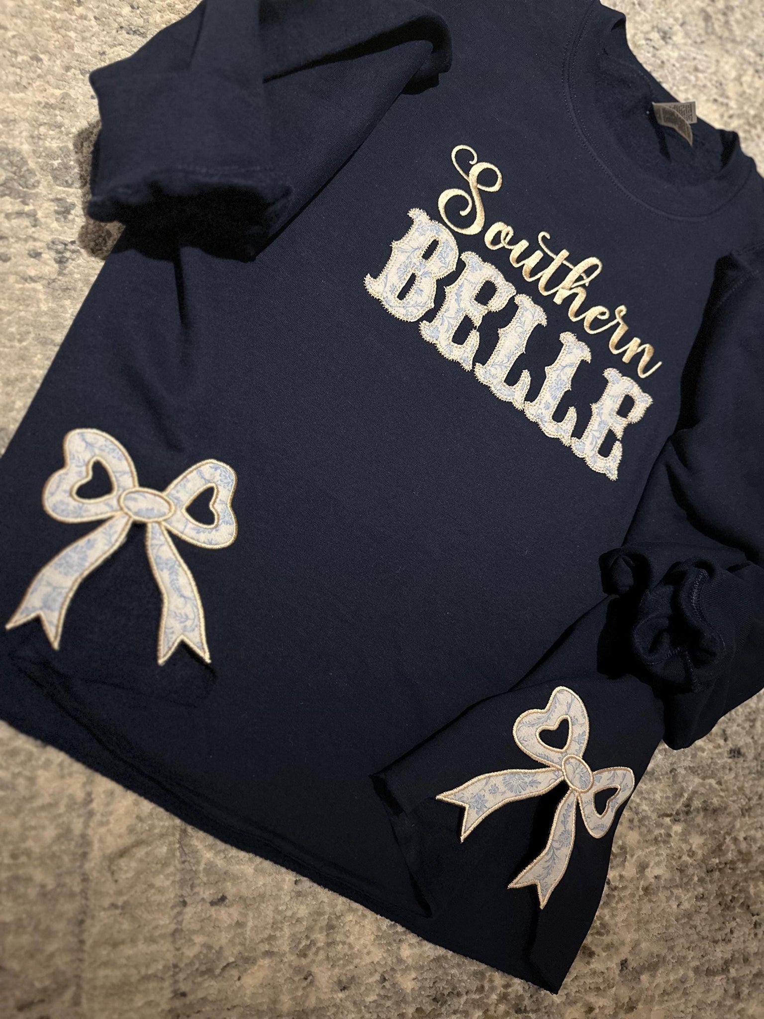 Southern Belle Side Bow Crewneck ESIBOW