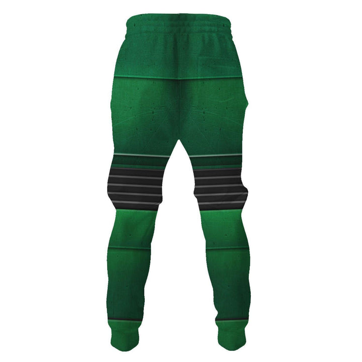 Space Marines Salamanders  Warhammer Costume Hoodie Jogger, Space Marines Salamanders Space Marines Cosplay 3D Hoodie Pants, Warhammer 3D Tracksuit, Warhammer Game Outfit TQT1