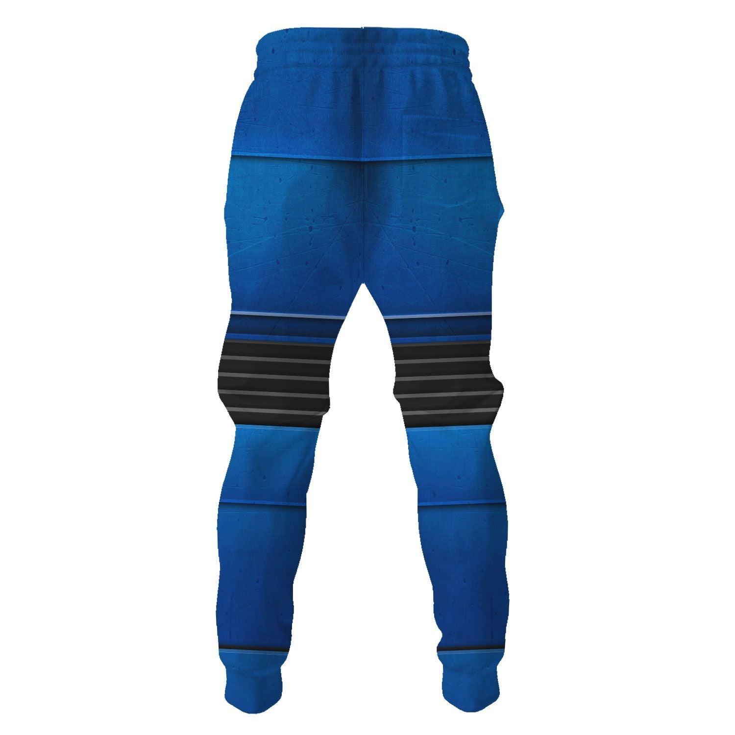Space Marines Ultramarines Warhammer Costume Hoodie Jogger, Space Marines Ultramarines Space Marines Cosplay 3D Hoodie Pants, Warhammer 3D Tracksuit, Warhammer Game Outfit