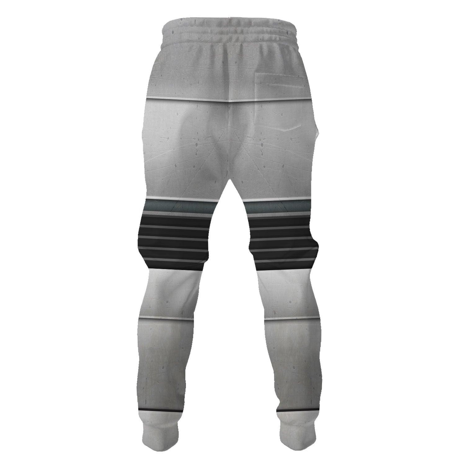 Space Marines White Scars Warhammer Costume Hoodie Jogger, Space Marines White Scars Marines Cosplay 3D Hoodie Pants, Warhammer 3D Tracksuit TQT4