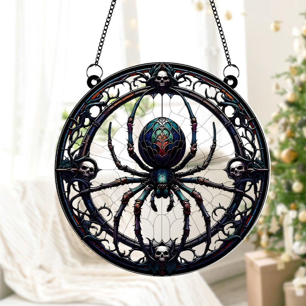 Spider Suncatcher Ornament Halloween Gifts   ORHA2208