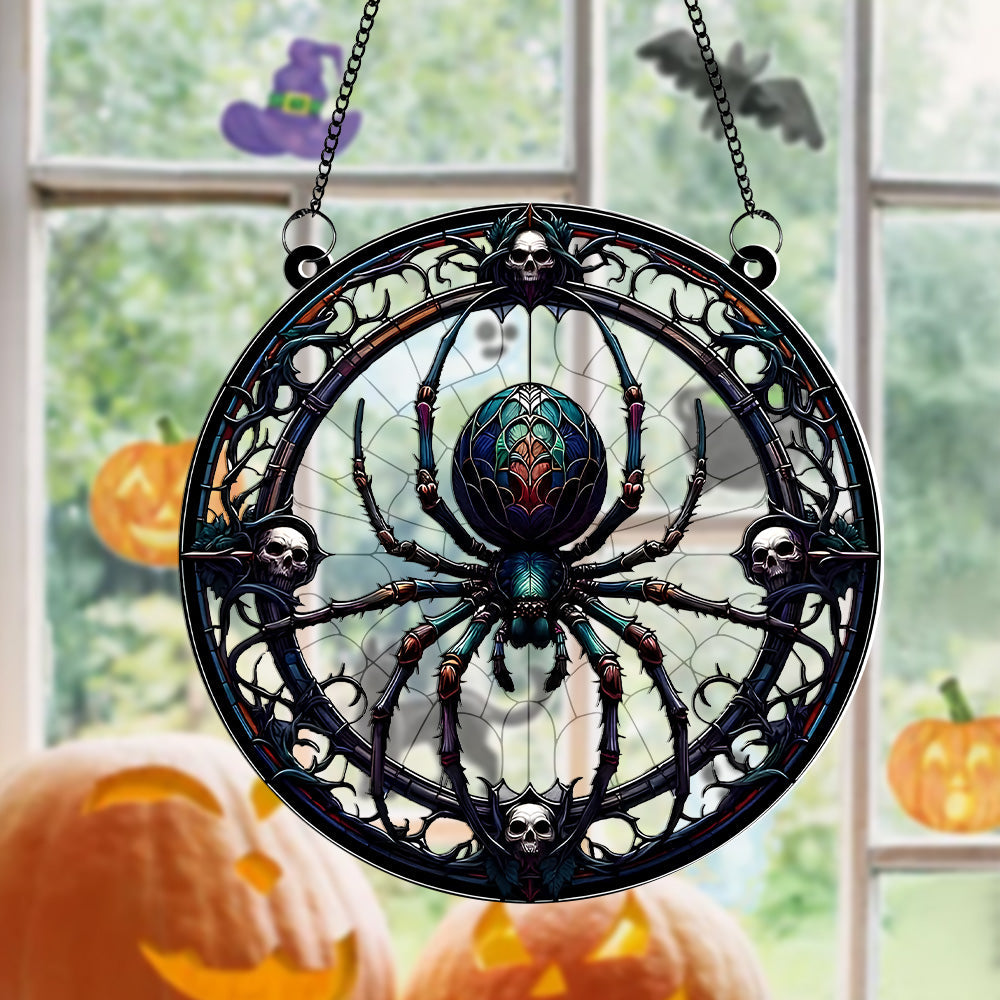 Spider Suncatcher Ornament Halloween Gifts   ORHA2208