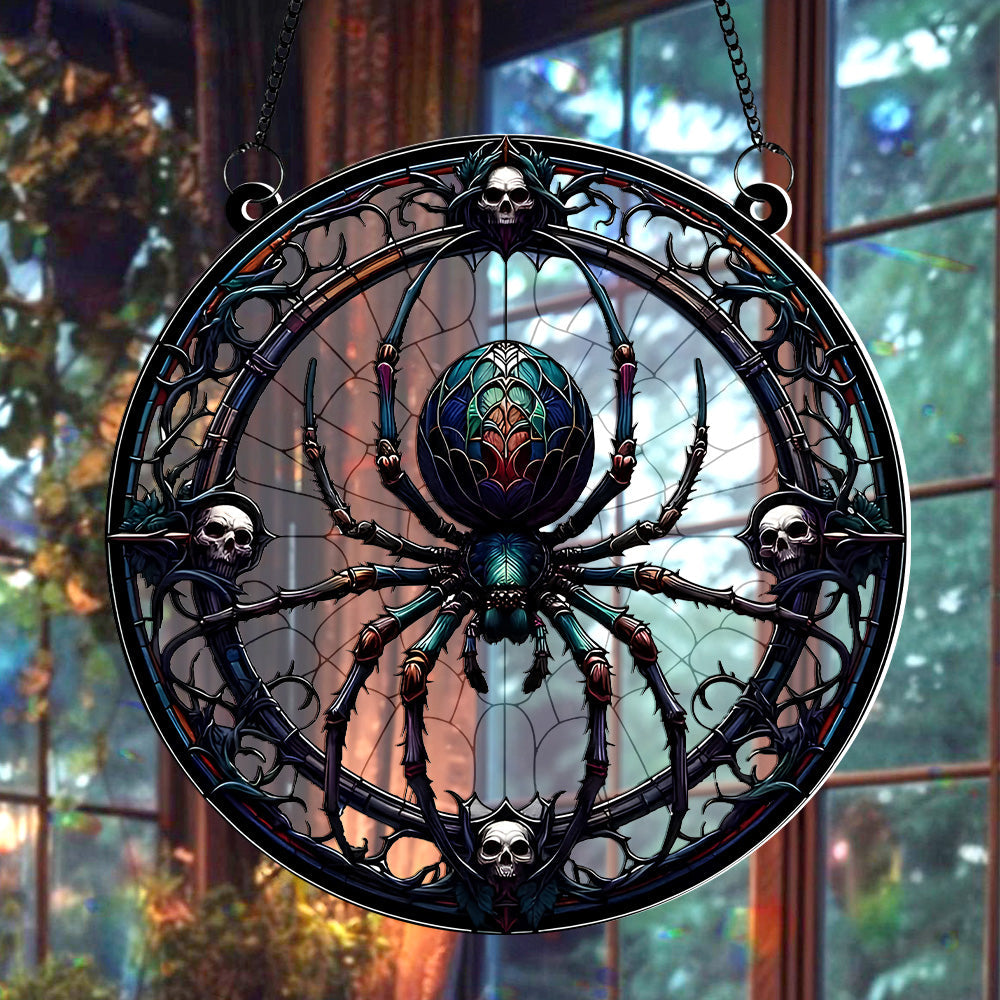 Spider Suncatcher Ornament Halloween Gifts   ORHA2208