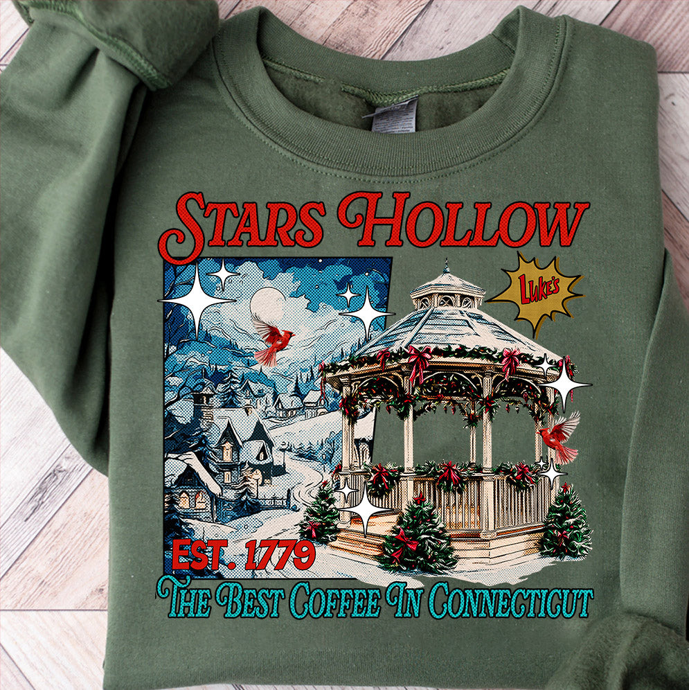 Stars Hollow Christmas Festival Shirt, Retro Vintage Connecticut, Stars Hollow 1779 Music Lover