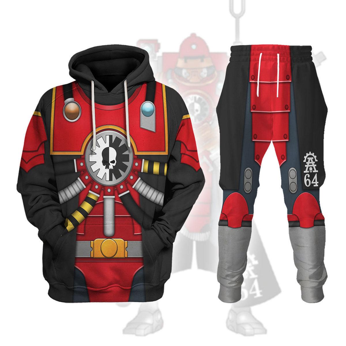 Stygies VIII Warhammer Costume Hoodie Jogger,Stygies VIII Marines Cosplay 3D Hoodie Pants, Warhammer 3D Tracksuit 