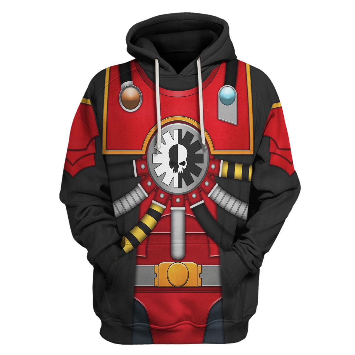 Stygies VIII Warhammer Costume Hoodie Jogger,Stygies VIII Marines Cosplay 3D Hoodie Pants, Warhammer 3D Tracksuit 