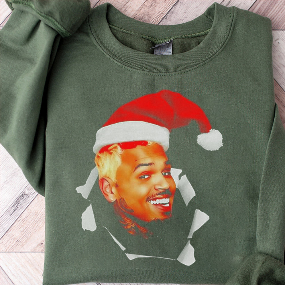 Sweatshirt Chris Brown It'S Giving Christmas shirt, Sweatshirt, Hoodie And TankTop