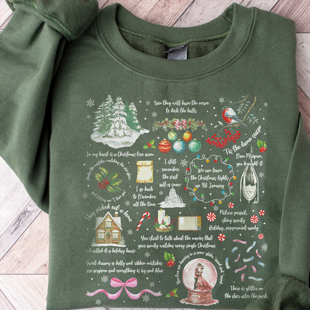 Swifties Christmas Sweatshirt, Merry Swiftmas Shirt, Christmas Swifties Song Lyric Shirt, Christmas Swifties Sweatshirt, Swifties Xmas Shirt