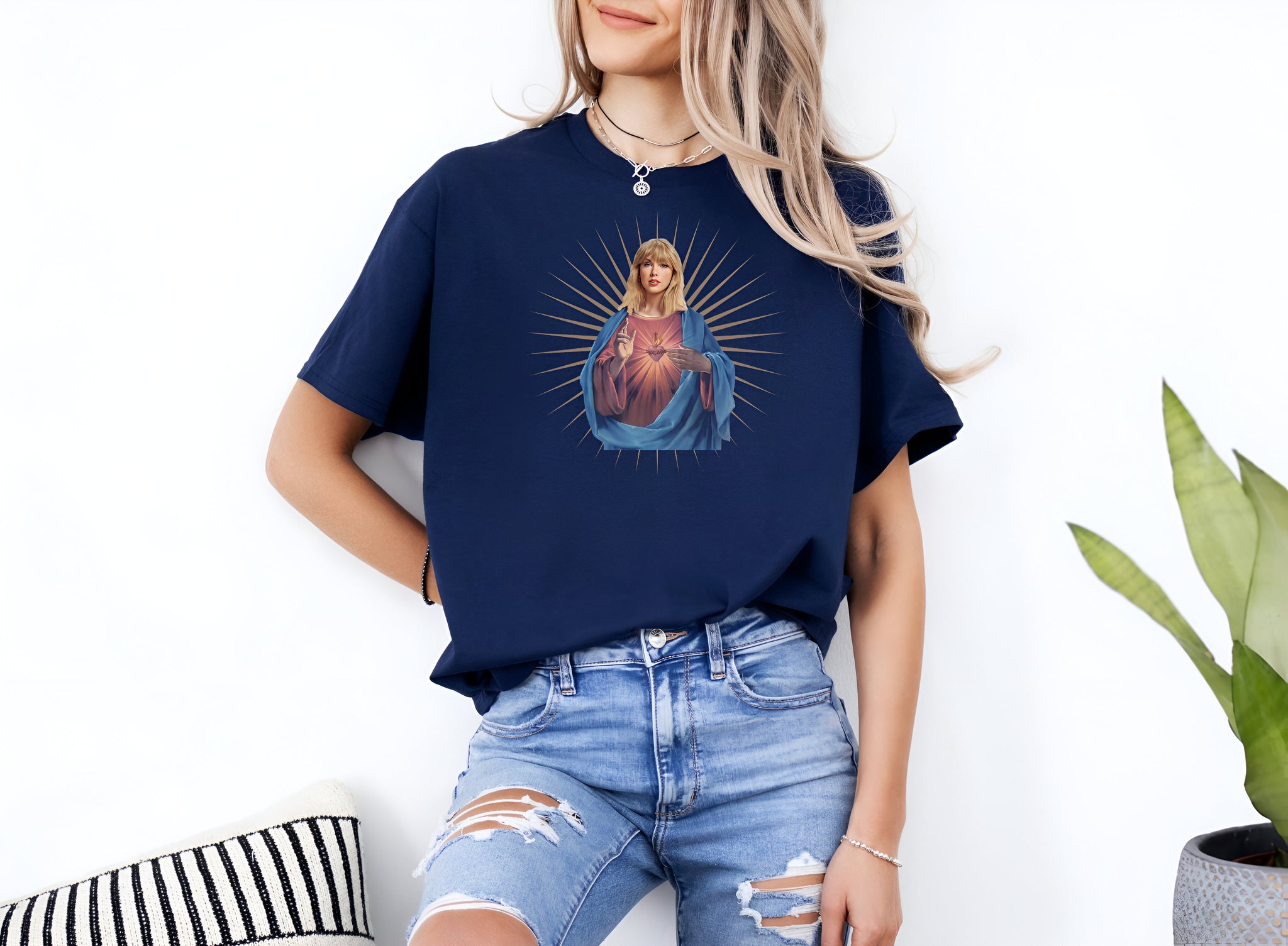 Taylor Swift 'Jesus' Tee, Taylor Swift Album Shirt, Taylor Swiftie Merch, Taylor Swiftie Clothing, Taylor Swift Shirt, Music Tshirt, Fan Art  MS2007 03