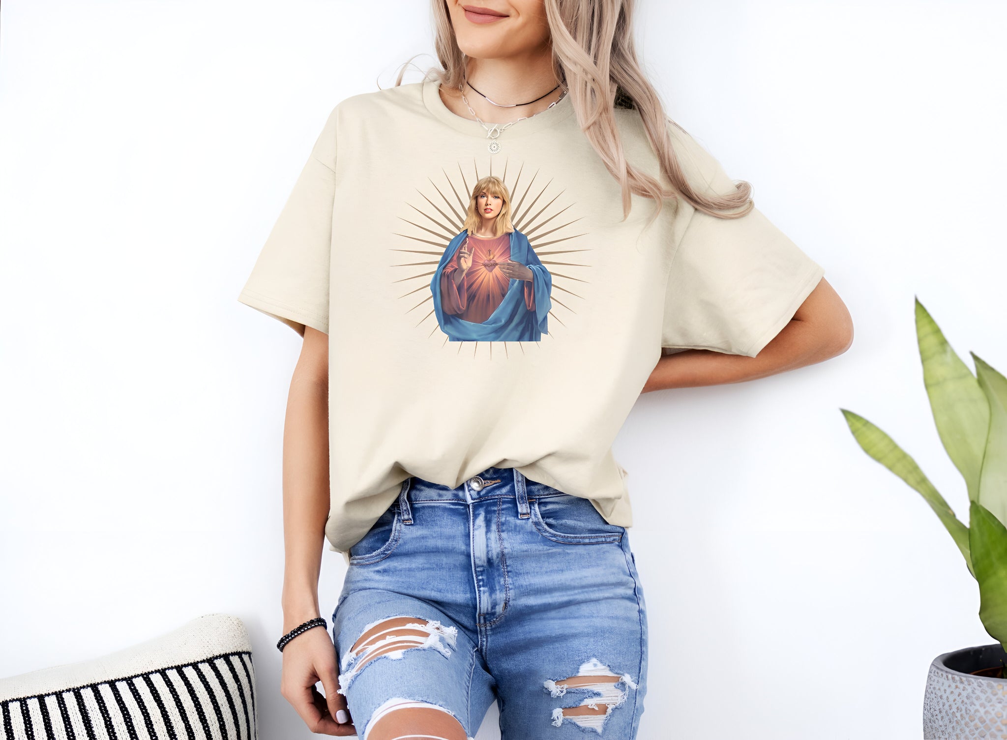 Taylor Swift 'Jesus' Tee, Taylor Swift Album Shirt, Taylor Swiftie Merch, Taylor Swiftie Clothing, Taylor Swift Shirt, Music Tshirt, Fan Art  MS2007 03