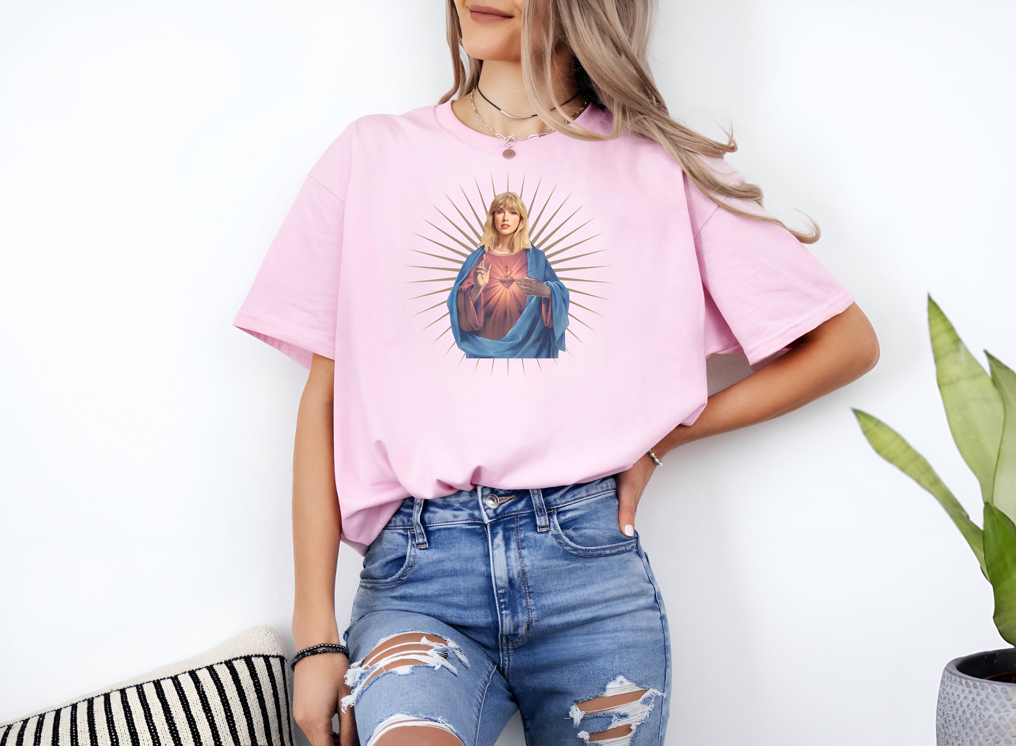 Taylor Swift 'Jesus' Tee, Taylor Swift Album Shirt, Taylor Swiftie Merch, Taylor Swiftie Clothing, Taylor Swift Shirt, Music Tshirt, Fan Art  MS2007 03