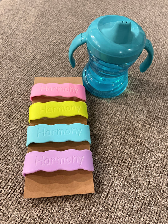 Personalized Silicone Bottle Label For Family,Safe Silicone Cup Tag For Christmas Gifts,Custom Water Bottle Label For Children Bottle (4)