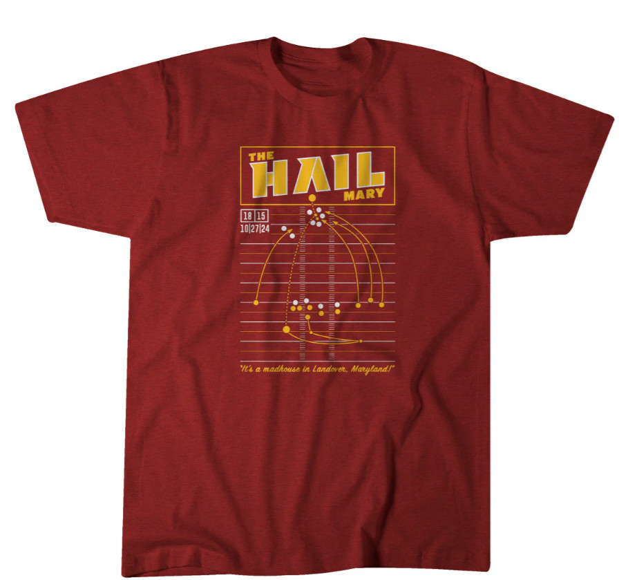 Washington Football The HAIL Mary Shirt, Washington Crewneck Commander,Fan Gift, Washington T-Shirt