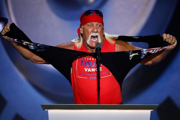 Hulk Hogan Trump Vance Tanktop Red Shirt