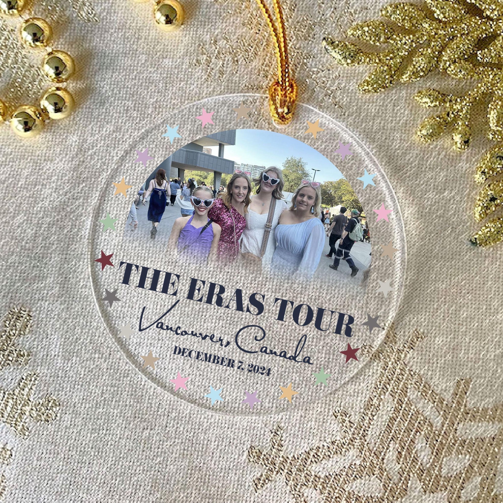 Tay Tay New Customized Ornament, Eras Tour Keepsake,Swiftmas Ornament, Swiftie Christmas, Christmas Gift, Gift For Fan, Photo Ornament oroc31