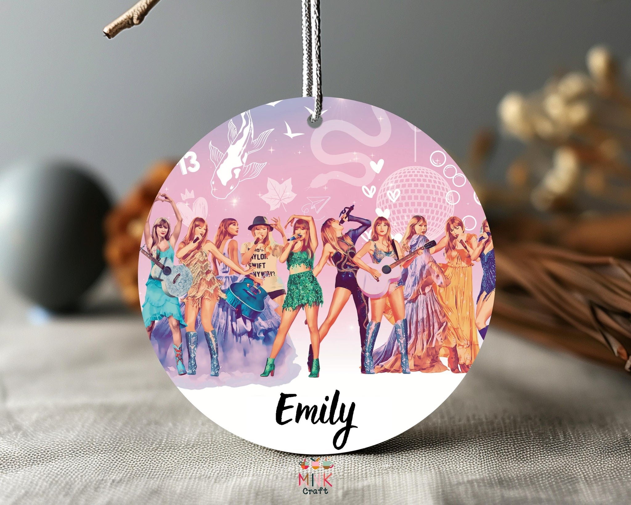 Tay Tay Personalized Ornament, Tay Ornament, Ornament Gift, Personalized Ornament, Fan Gift Ornament, Gift for Her ORH1710T