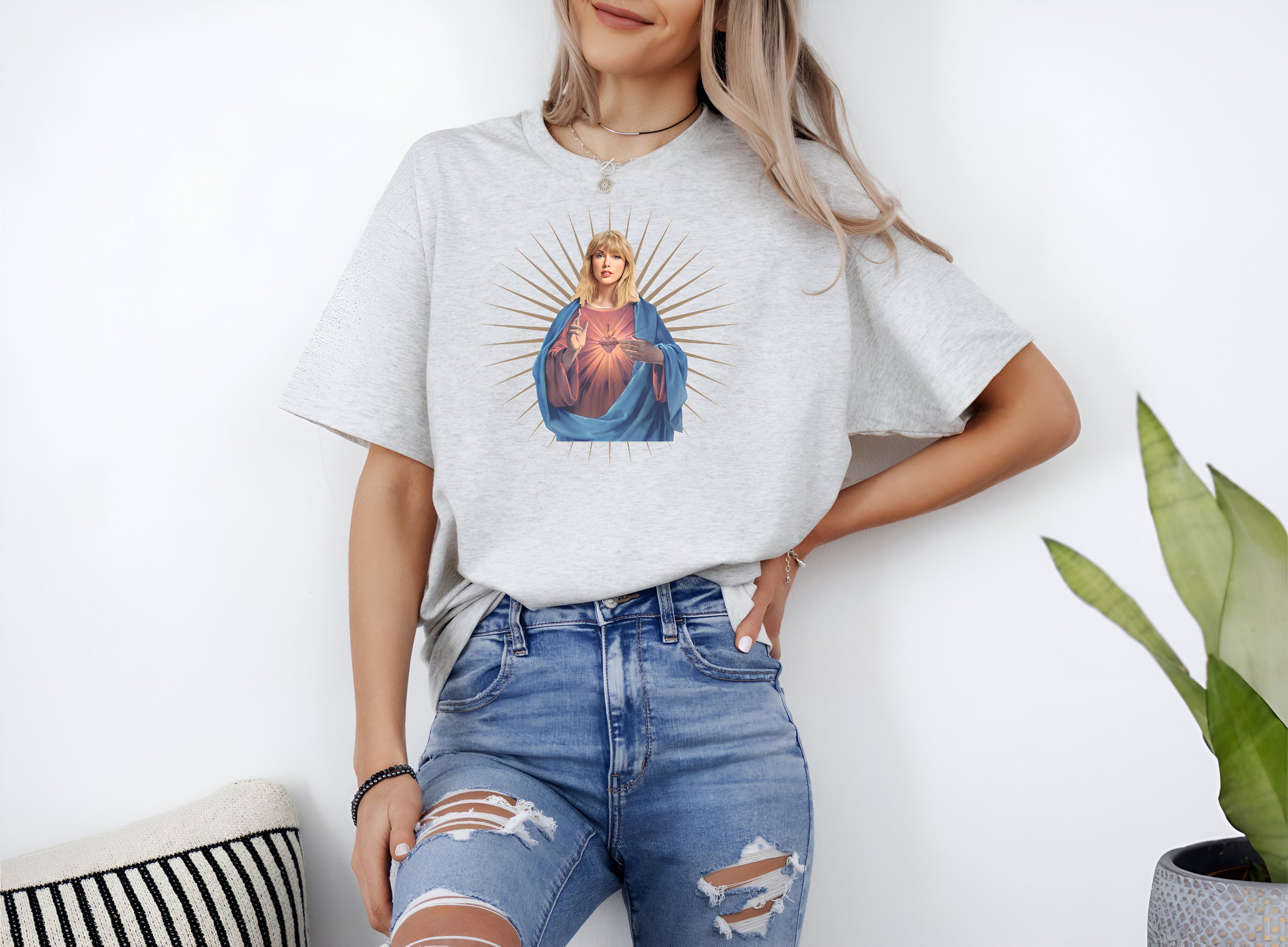 Taylor Swift 'Jesus' Tee, Taylor Swift Album Shirt, Taylor Swiftie Merch, Taylor Swiftie Clothing, Taylor Swift Shirt, Music Tshirt, Fan Art  MS2007 03