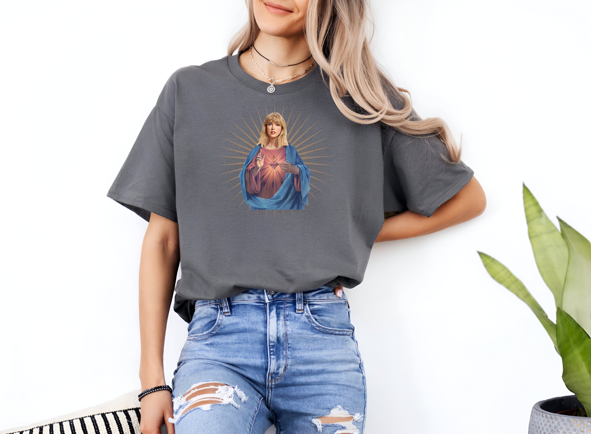 Taylor Swift 'Jesus' Tee, Taylor Swift Album Shirt, Taylor Swiftie Merch, Taylor Swiftie Clothing, Taylor Swift Shirt, Music Tshirt, Fan Art  MS2007 03