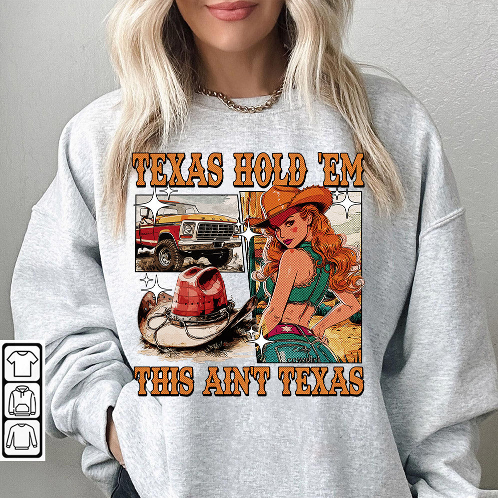 Texas Hold 'Em Shirt, Retro Girl Aesthetic, Vintage Cowboy Carter, Music Lover Song Lyrics