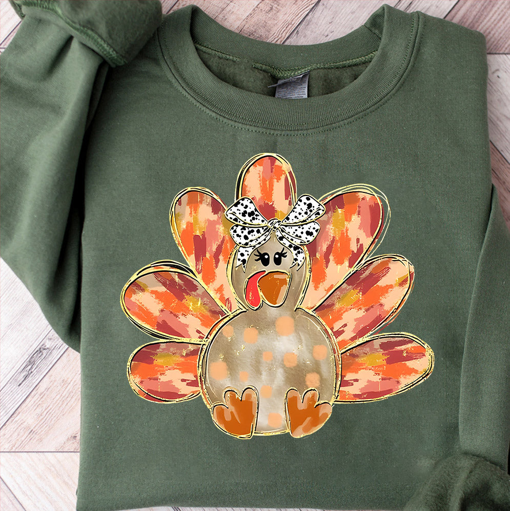 Thanksgiving Turkey Sweatshirt, Turkey Shirt, Family Sweatshirt, Thanksgiving Shirt, Fall Sweatshirt, Women Thanksgiving Sweater