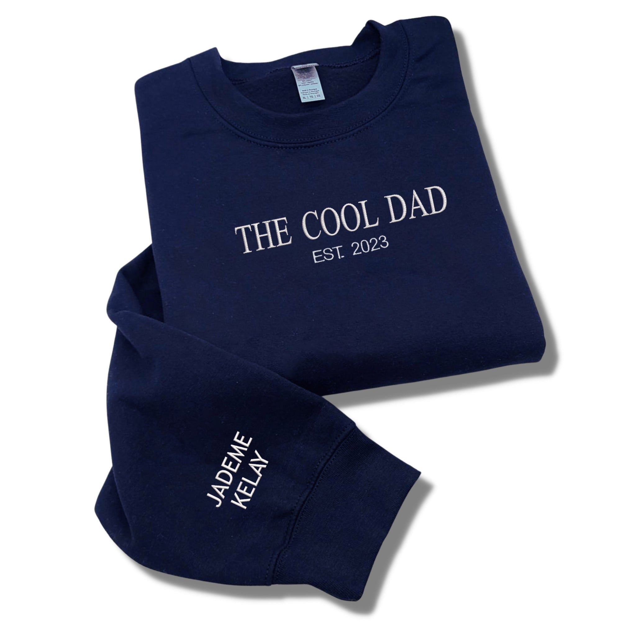 The Cool Uncle Sweatshirt, Uncle Sweatshirt Crewneck Embroidered, Best Father's Day Gifts em4