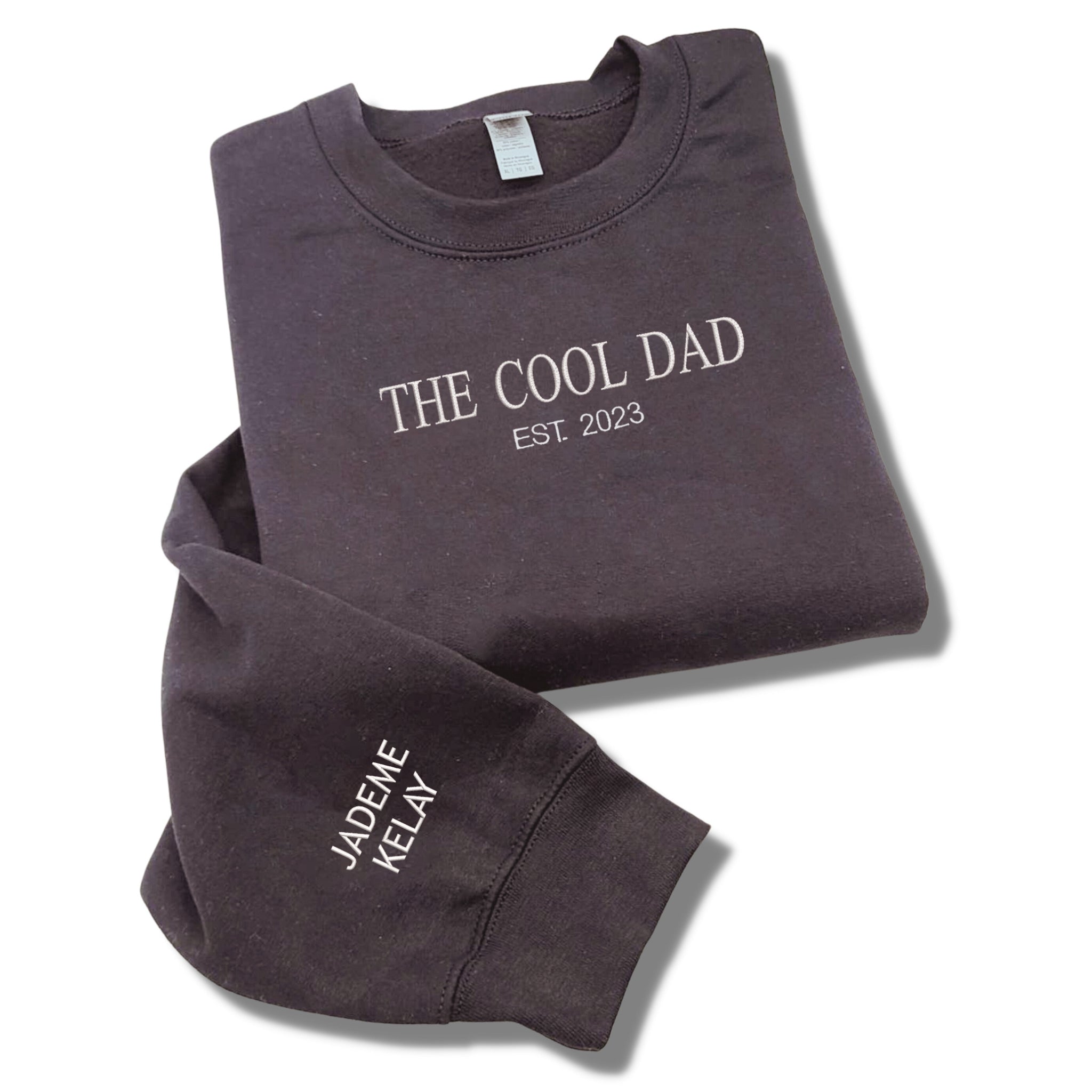 The Cool Uncle Sweatshirt, Uncle Sweatshirt Crewneck Embroidered, Best Father's Day Gifts em4