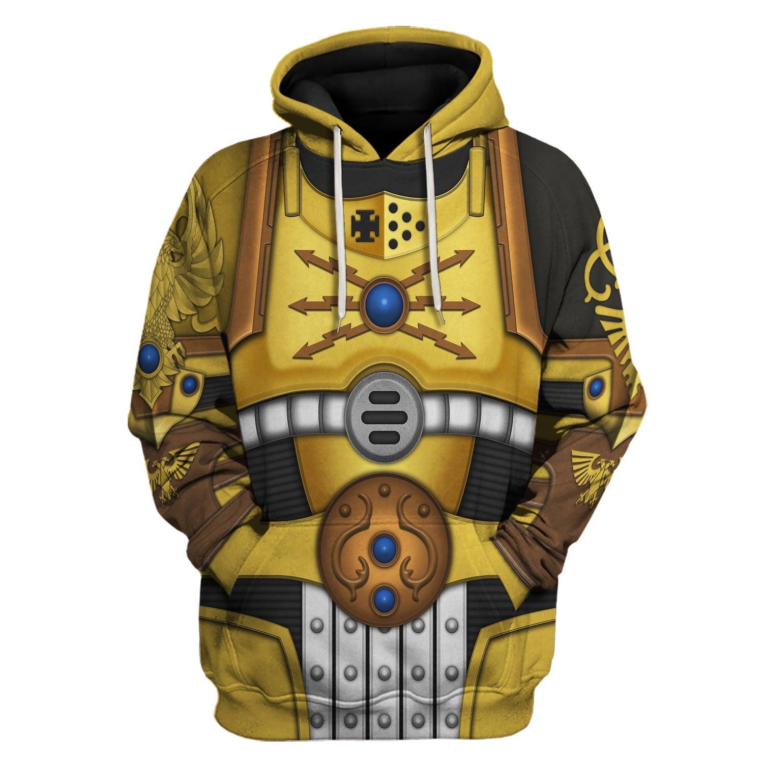 The Dread Host Warhammer Costume Hoodie Jogger,The Dread Host Marines Cosplay 3D Hoodie Pants, Warhammer 3D Tracksuit 