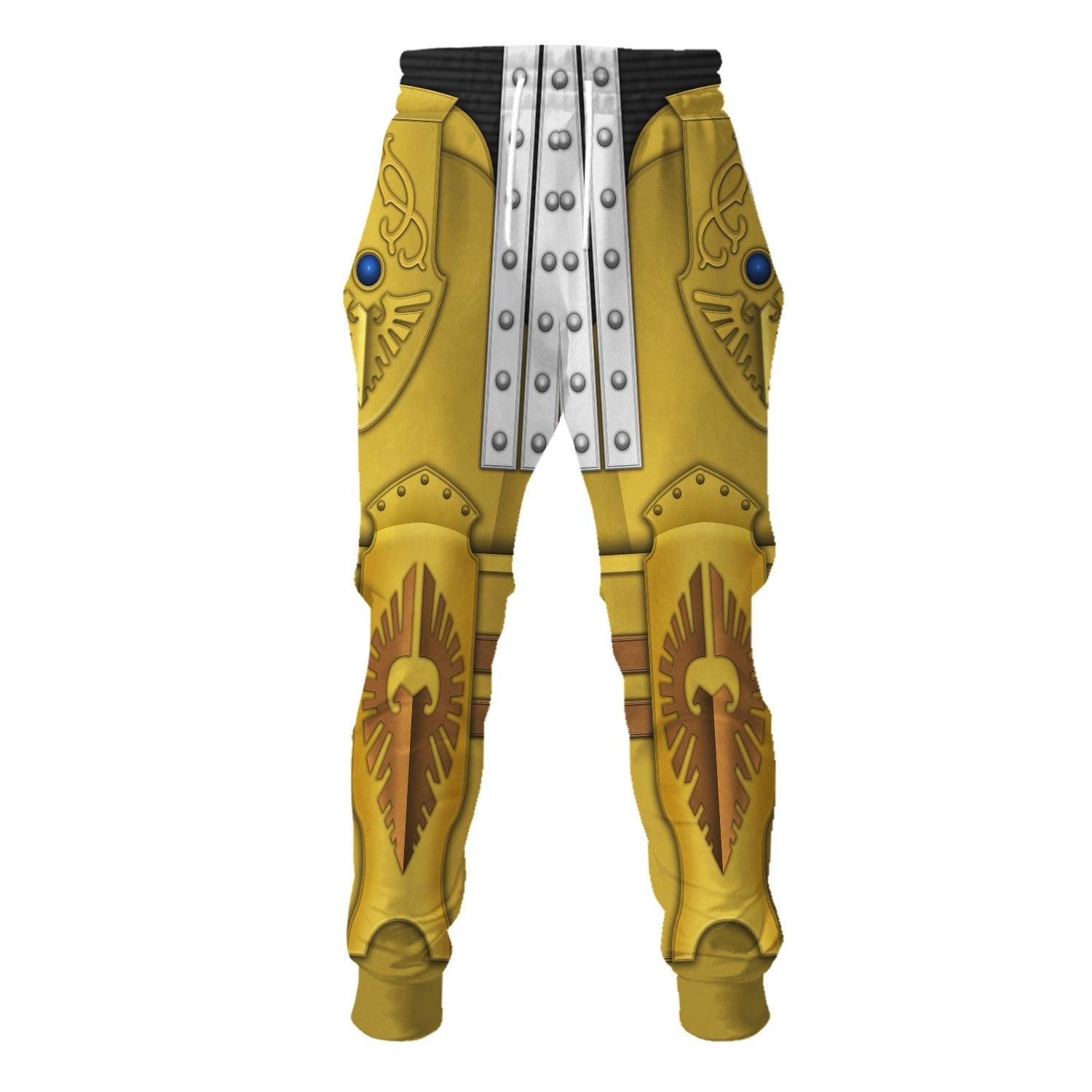 The Dread Host Warhammer Costume Hoodie Jogger,The Dread Host Marines Cosplay 3D Hoodie Pants, Warhammer 3D Tracksuit 