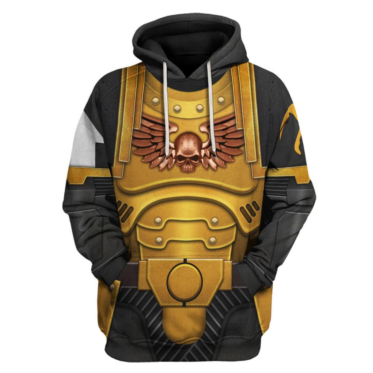 The Emperor's Scythe Warhammer Costume Hoodie Jogger, The Emperor's Scythe Marines Cosplay 3D Hoodie Pants, Warhammer 3D Tracksuit , TQT5