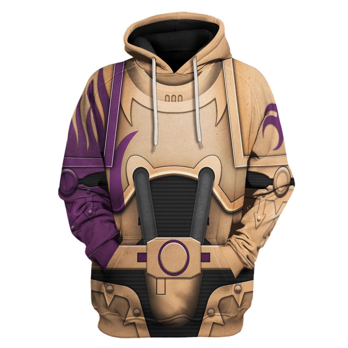 The Flawless Host Warband Colour Scheme (Original) Warhammer Costume Hoodie Jogger,The Flawless Host Warband Colour Scheme (Original) Marines Cosplay 3D Hoodie Pants, Warhammer 3D Tracksuit 