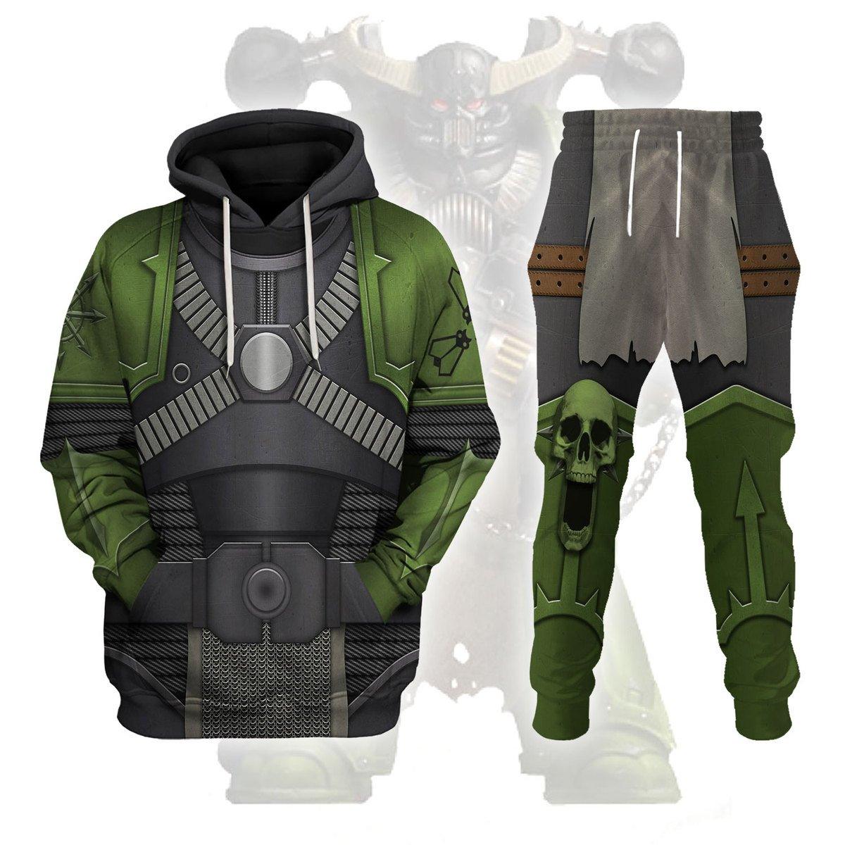 The Purge Warband Colour Scheme Warhammer Costume Hoodie Jogger,The Purge Warband Colour Scheme Marines Cosplay 3D Hoodie Pants, Warhammer 3D Tracksuit 