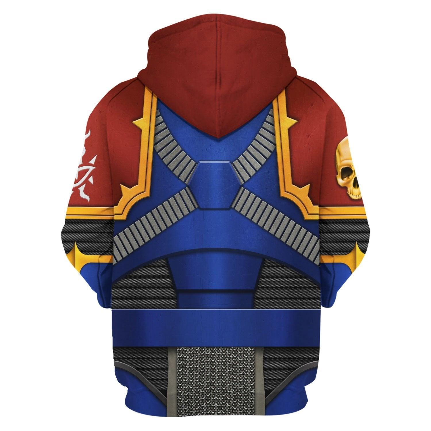 The Scourged Warband Colour Scheme Warhammer Costume Hoodie Jogger,The Scourged Warband Colour Scheme Marines Cosplay 3D Hoodie Pants, Warhammer 3D Tracksuit 