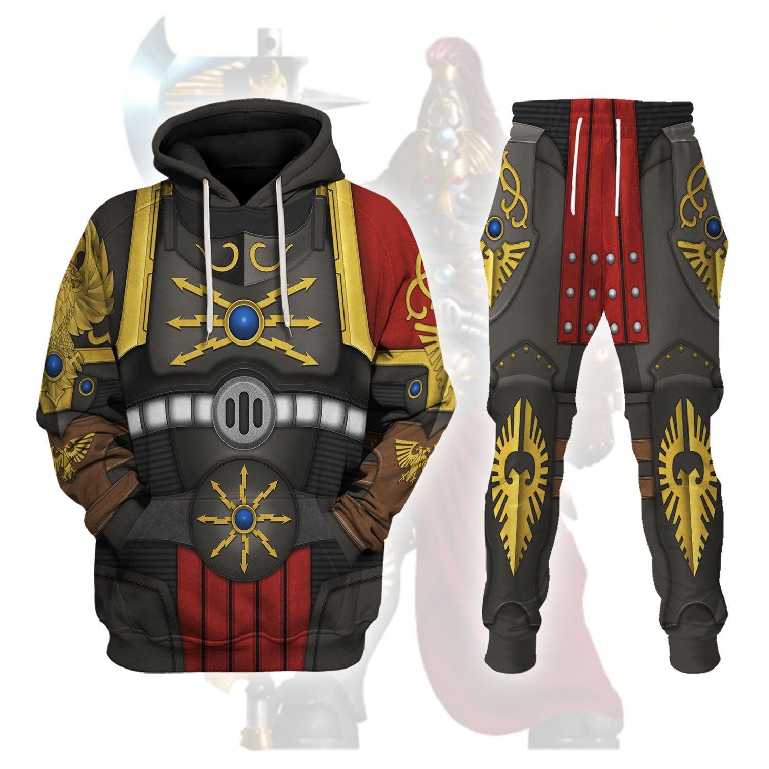 The Shadowkeepers Warhammer Costume Hoodie Jogger, The Shadowkeepers Marines Cosplay 3D Hoodie Pants, Warhammer 3D Tracksuit , TQT5